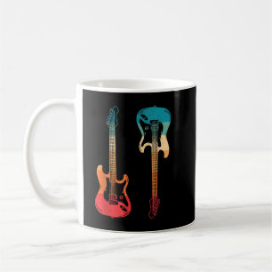 Caneca De Café Guitarista-guitarrista Elétrica Bass Guitar Rock M