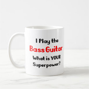 Caneca De Café guitarra de baixo