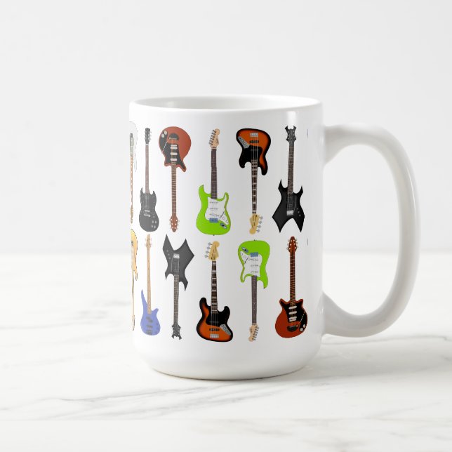 Caneca De Café Guitarras (Direita)