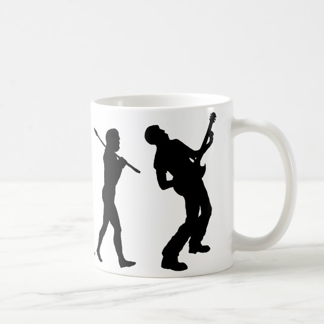 Caneca De Café Guitarrista (Direita)