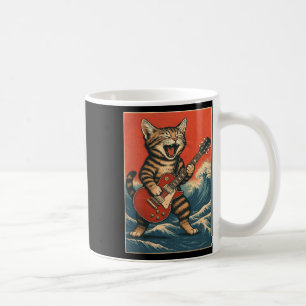 Caneca De Café Guitarrista de Surf de Rock And Roll Amante de Gat