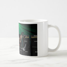 Caneca De Café Guitarrista na Bomba de Voo
