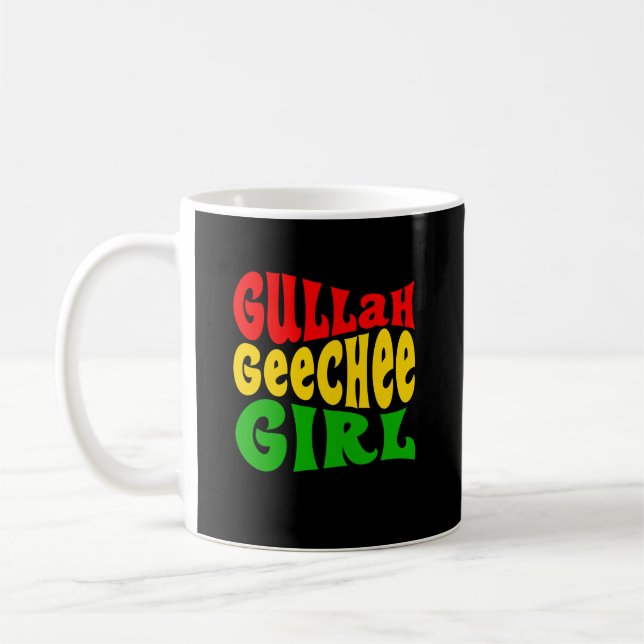 Caneca De Café Gullah Geechee Girl Gift (Esquerda)