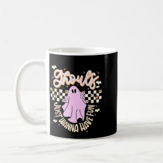Caneca De Café Gulosos querem se divertir fantasmas fofos hallowe