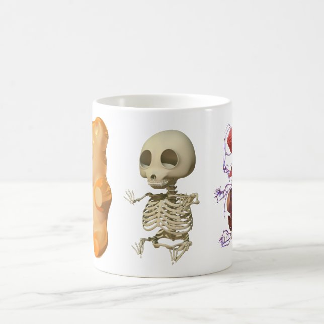 Caneca De Café Gummi Bear Anatomia Triptic Mug (Centro)