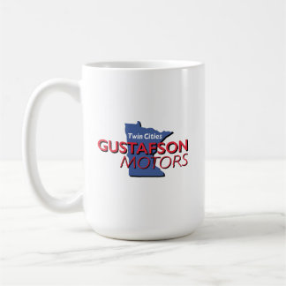 Caneca De Café Gustafson Motors Wordmark Design Large Mug