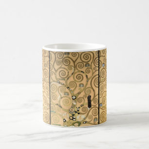 Caneca De Café Gustav Klimt - Árvore de Vida de Stoclet Frieze