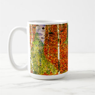 Caneca De Café Gustav Klimt Birch Trees