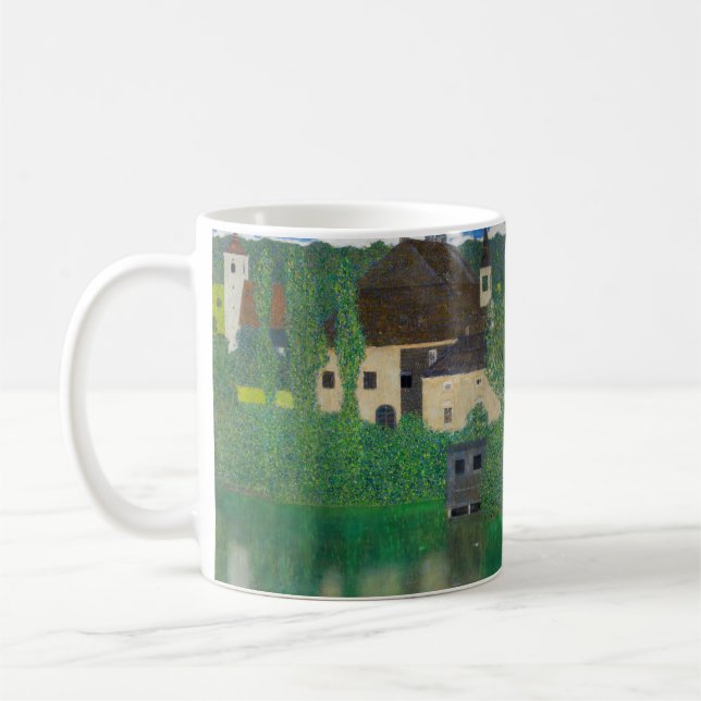 Caneca De Café Gustav Klimt - Castelo de Água (Esquerda)