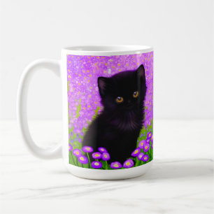 Caneca De Café Gustav Klimt Cat