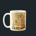 Caneca De Café Gustav Klimt, Citação De Arte,<br><div class="desc">Gustav Klimt,  Citação de Arte,  Belas Artes</div>