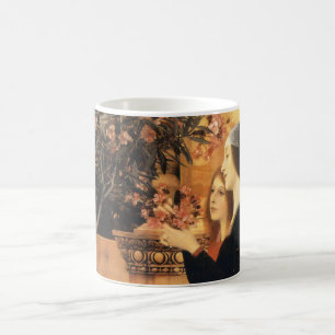 Caneca De Café Gustav Klimt-Duas Meninas com um Oleandro Vintag