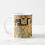 Caneca De Café Gustav Klimt - Expectativa, Frieze Stoclet<br><div class="desc">A Árvore da Vida,  Stoclet Frieze,  Esperança - Gustav Klimt,  Cartolina,  1909</div>