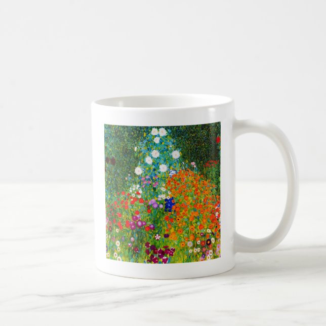 Caneca De Café Gustav Klimt , “ Farmhouse garden ” (Direita)