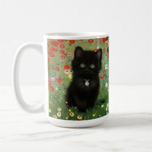 Caneca De Café Gustav Klimt Kitten