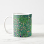 Caneca De Café Gustav Klimt - Paisagem do Jardim Italiano<br><div class="desc">Paisagem do Jardim Italiano / Paisagem Horticultural Italiana - Gustav Klimt,  Oil on Canvas,  1913</div>