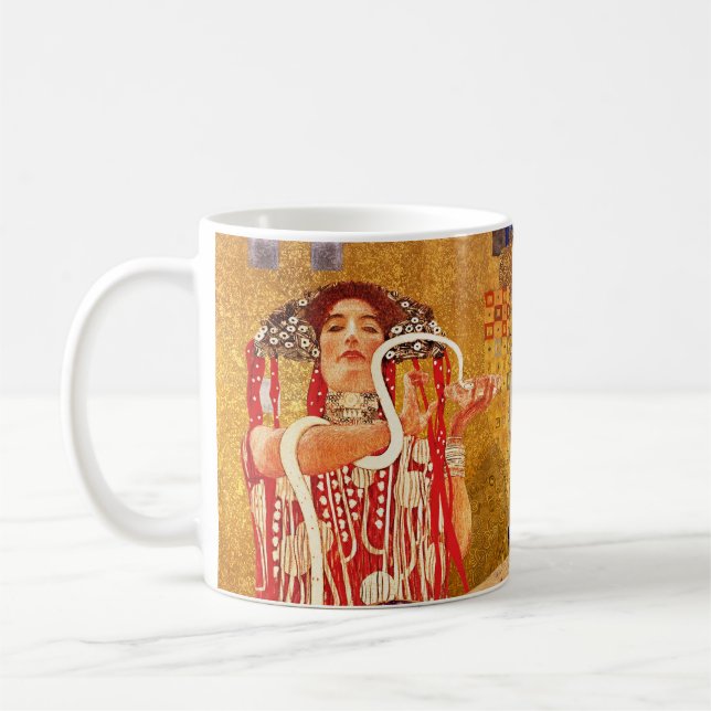 Caneca De Café Gustav Klimt, pinturas Collage, Arte Combinada (Esquerda)