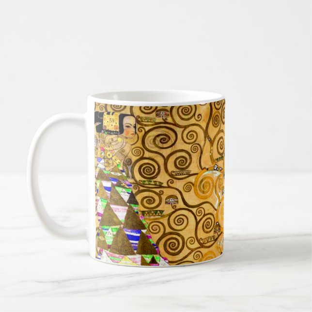 Caneca De Café Gustav Klimt Tree of Life (Esquerda)