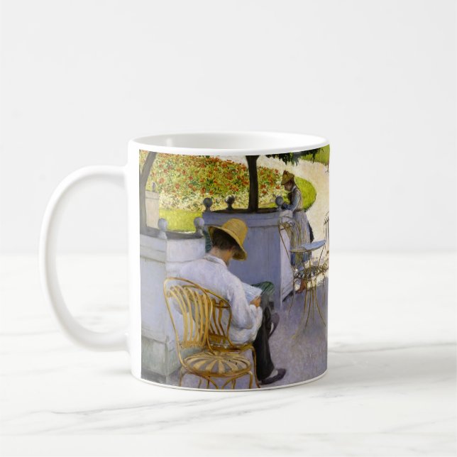 Caneca De Café Gustave Caillebotte - As Laranjeiras (Esquerda)