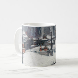 Caneca De Café Gustave Caillebotte - Telhados na neve