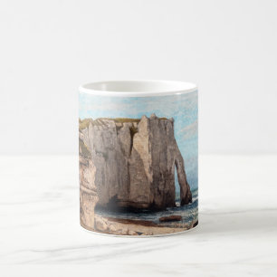 Caneca De Café Gustave Courbet - Falésias em Etretat após Tempest