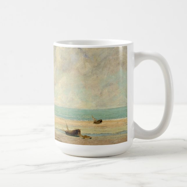Caneca De Café Gustave Courbet | o mar calmo (Direita)