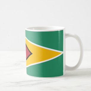 Caneca De Café Guyana Flag Cerâmica Coffee Mug