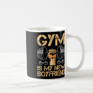 Caneca De Café Gym É Minha Nova Namorado