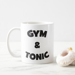 Caneca De Café Gym e Tonic - Engraçado Novelty Workout