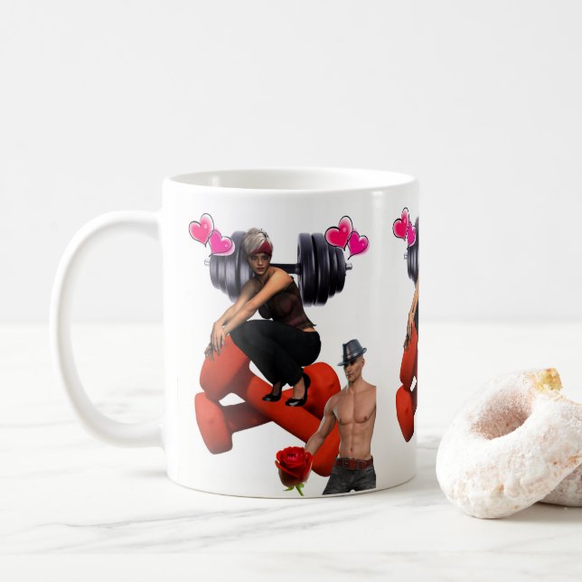 Caneca De Café Gym Mug (Com Donut)