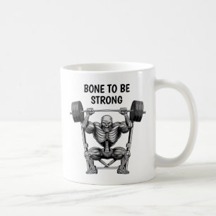 Caneca De Café Gym Skeleton