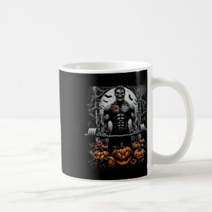 Caneca De Café Gym Spooky Malhação assombrada pelo esqueleto