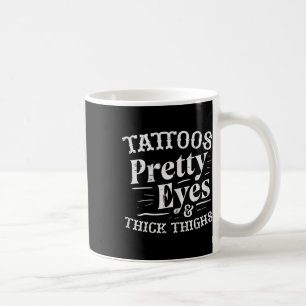 Caneca De Café Gym Tattoos Bonito Olhos Espessos Coxas Afinação