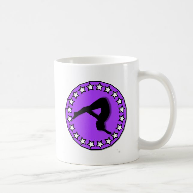 Caneca De Café Gymnast no roxo (Direita)