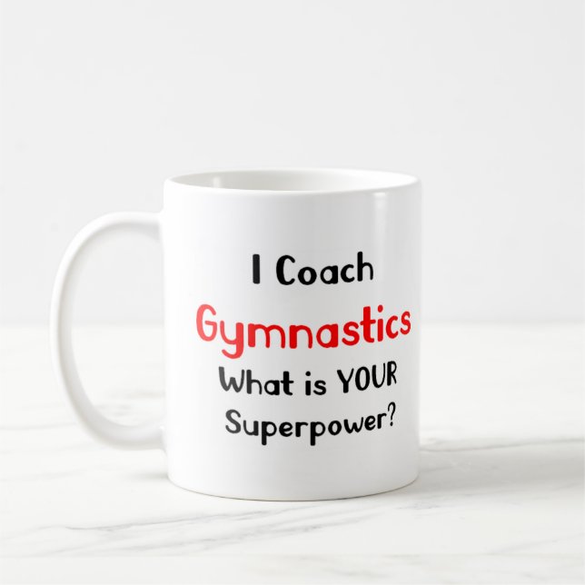 Caneca De Café gymnastics coach (Esquerda)