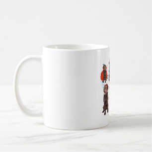 Caneca De Café H é para Halloween Labrador Dog