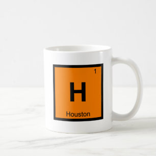 Caneca De Café H - Houston Texas Química Símbolo da Tabela Periód