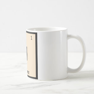 Caneca De Café H - Hummus Apetista Química Mesa Periódica