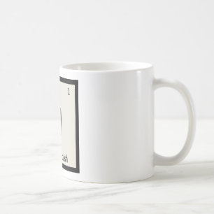 Caneca De Café H - Mesa periódica da química do condimento do