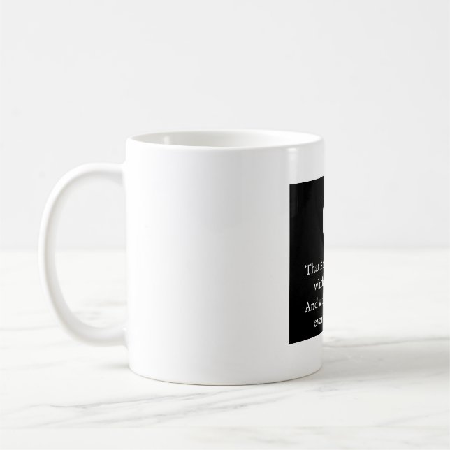 Caneca De Café H.P. Lovecraft Necronomicon Mythos Call of Cthulhu (Esquerda)