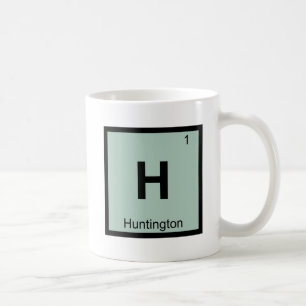 Caneca De Café H - Símbolo de Química de Huntington West Virgin