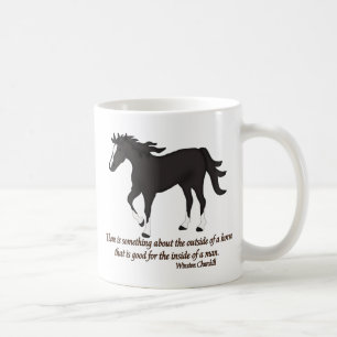 Caneca De Café Há algo sobre o lado de fora de um cavalo