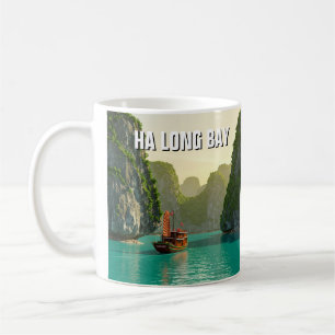 Caneca De Café Ha Long Bay Viagem do Vietnam