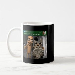 Caneca De Café Há Movimento Na Porta Da Frente Tung Tung Tung Sah