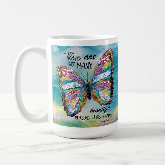 Caneca De Café Há Tantas Razões Belas Para Mugs (Esquerda)