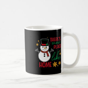 Caneca De Café Há um lugar de neve como Natal em casa
