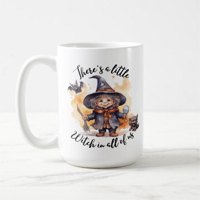 Caneca De Café Há uma Bruxa Pequena em Todos nós (Esquerda)