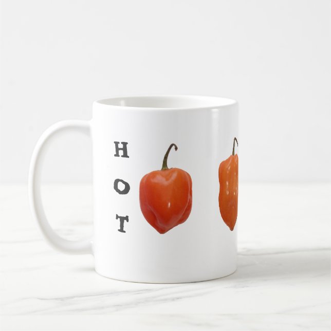 Caneca De Café Habanero Peppers (Esquerda)