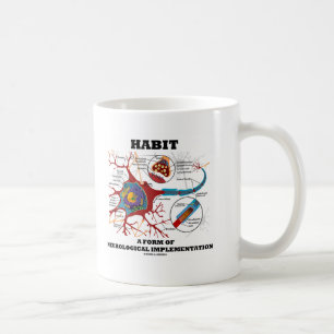 Caneca De Café Hábito um formulário do neurônio neurológico d