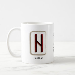 Caneca De Café Hagalaz RuneStone Mug